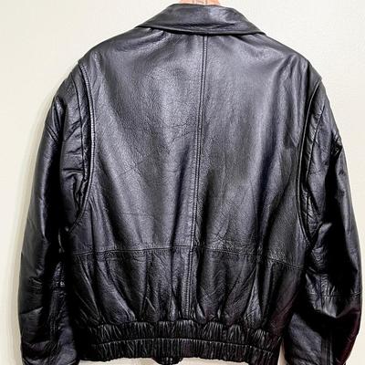 JUNCTION WEST ~ Menâ€™s Size Medium ~ Black Leather Jacket