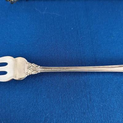 Olive Fork King Edward (Sterling, 1936, No Monos) by GORHAM SILVER