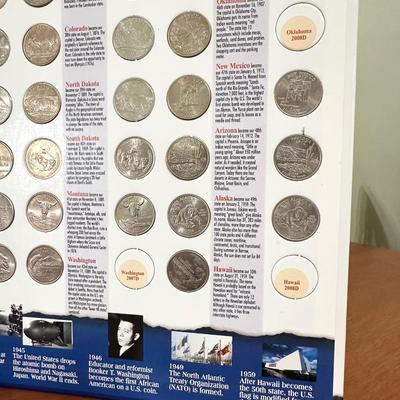 50 States Quarters ~ Denver & Philadelphia ~ Holds 100 Quarters