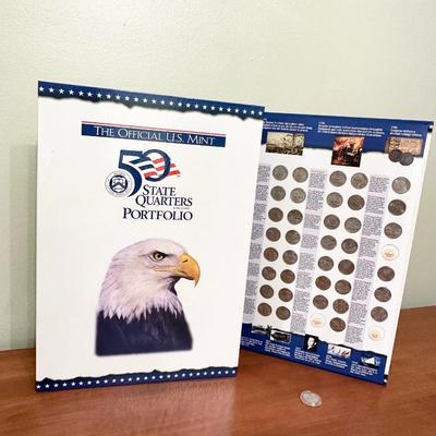 50 States Quarters ~ Denver & Philadelphia ~ Holds 100 Quarters
