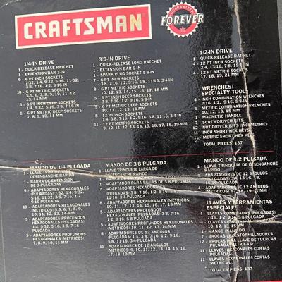 Craftsman tool kit - not complete