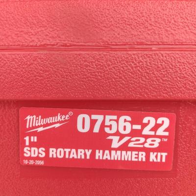 Milwaukee 1" SDS Rotary Hammer kit - Rotary hammer - Battery - bits and molded case - No charger