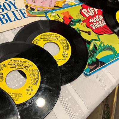 Kids 45 records lot