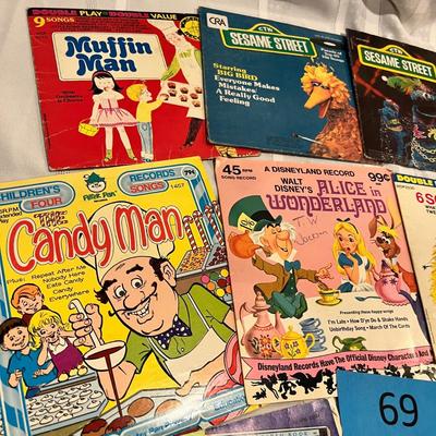 Kids 45 records lot