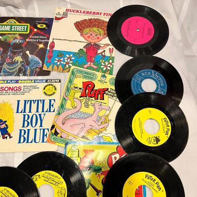 Kids 45 records lot