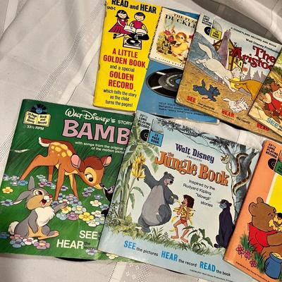 Kids read along records Disney