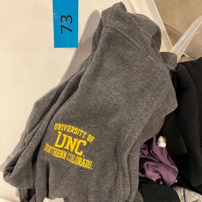 Tub of clothing accessories