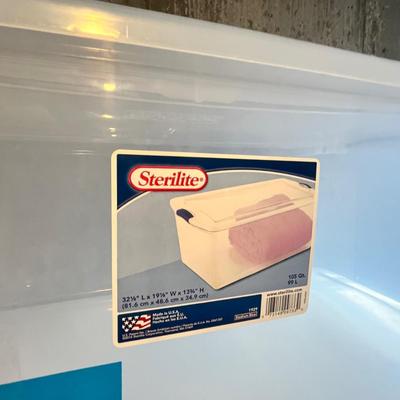 4 LARGE storage totes
