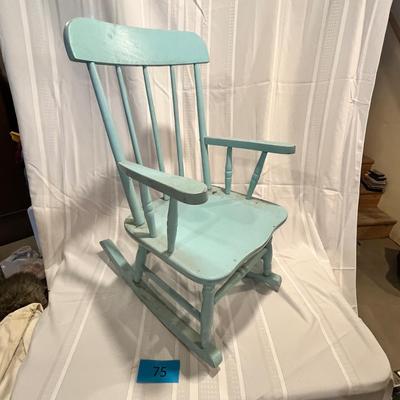Blue Childs rocker