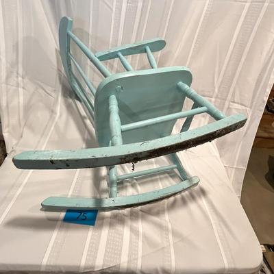 Blue Childs rocker