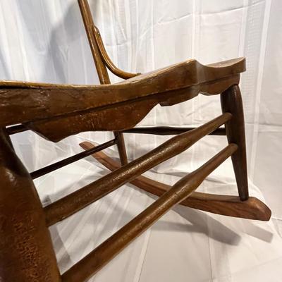 Antique sewing rocker