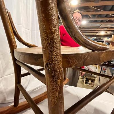 Antique sewing rocker