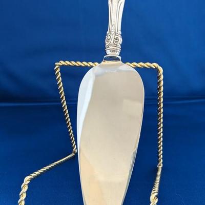 Pie Server with Stainless Blade King Edward (Sterling, 1936, No Monos) by GORHAM SILVER 10"