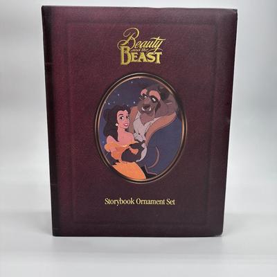 Beauty And The Beast Storybook Ornament Set