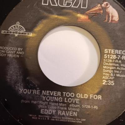 Vinyl record Albums - Eddy Raven and Eddie Rabbitt 45RPM Records