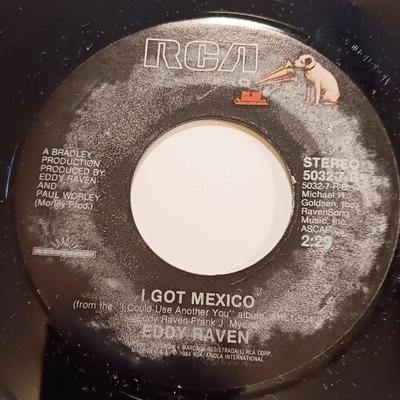 Vinyl record Albums - Eddy Raven and Eddie Rabbitt 45RPM Records