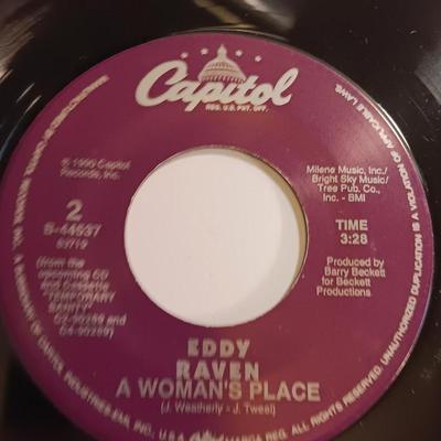 Vinyl record Albums - Eddy Raven and Eddie Rabbitt 45RPM Records
