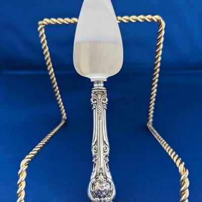 Cheese Server with Stainless Blade King Edward (Sterling, 1936, No Monos) by GORHAM SILVER
