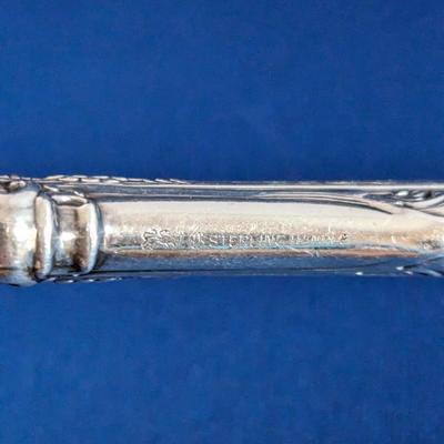 Cheese Server with Stainless Blade King Edward (Sterling, 1936, No Monos) by GORHAM SILVER