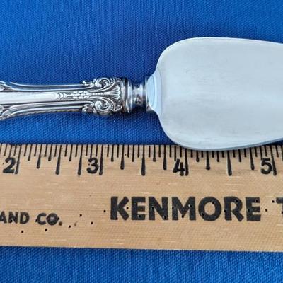 Cheese Server with Stainless Blade King Edward (Sterling, 1936, No Monos) by GORHAM SILVER