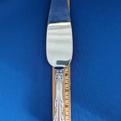 Pie Server with Stainless Blade King Edward (Sterling, 1936, No Monos) by GORHAM SILVER 9 5/8"