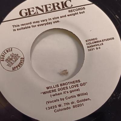 Vinyl record Albums - Ronnie McDowell - Robert Mitchum - Mel McDaniel and more! 45RPM Records