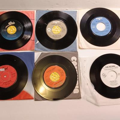 Vinyl record Albums - Ronnie McDowell - Robert Mitchum - Mel McDaniel and more! 45RPM Records