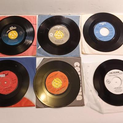 Vinyl record Albums - Ronnie McDowell - Robert Mitchum - Mel McDaniel and more! 45RPM Records