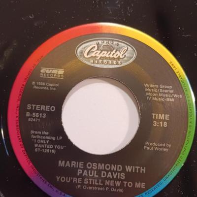 Vinyl record Albums -Gary Morris - Marie Osmond - and more 45RPM Records