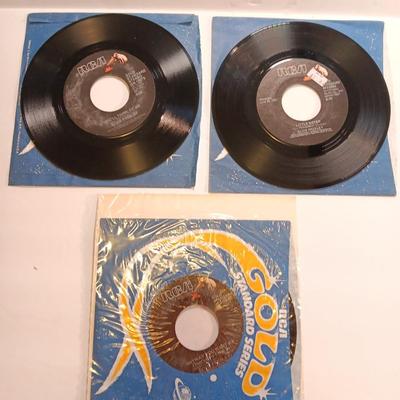 Vinyl record Albums THREE ELVIS PRESLEY 45RPM Records