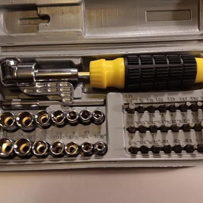 41-piece Angle driver set with blow molded case