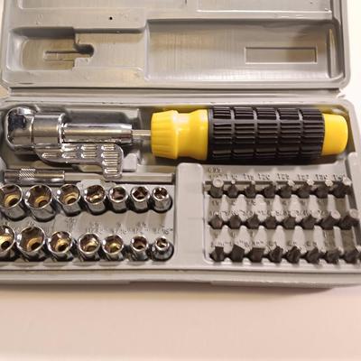 41-piece Angle driver set with blow molded case