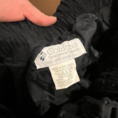 Tote of Vintage Ski clothes
