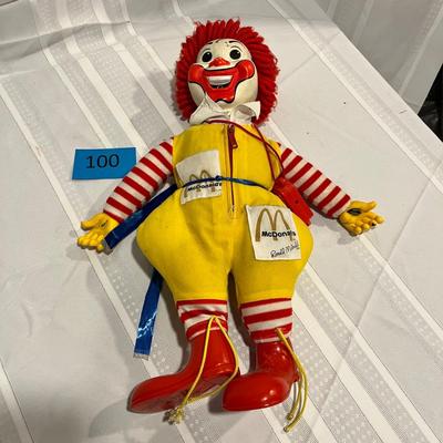 Vintage Ronald McDonald Doll