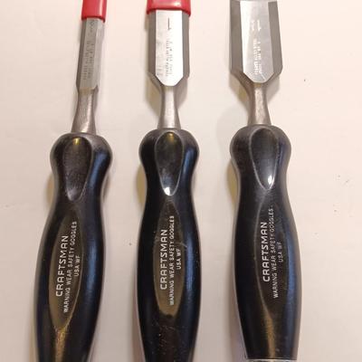 Craftsman five-piece Chisel set