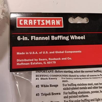Variety of Flannel buffing wheels