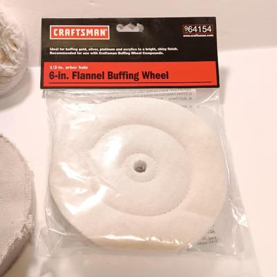 Variety of Flannel buffing wheels