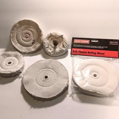 Variety of Flannel buffing wheels