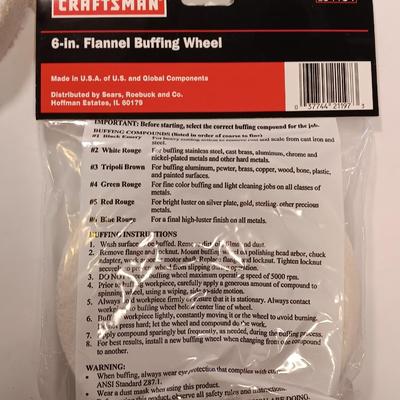 Variety of Flannel buffing wheels