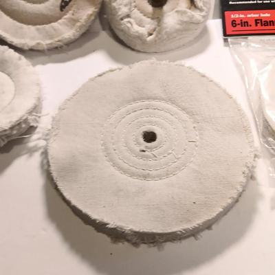 Variety of Flannel buffing wheels