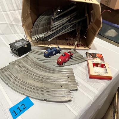 Vintage slot car track & pieces