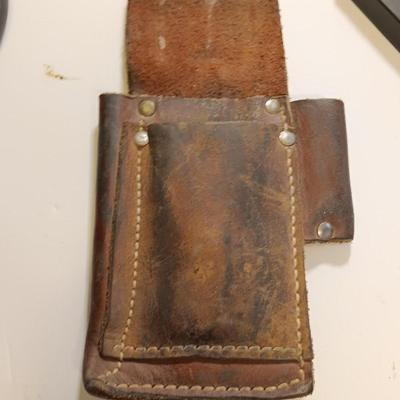 Variety of pliers with a leather plier case