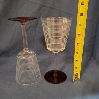 MCM Wine Glasses