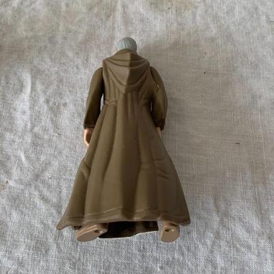 Small Star Wars figures R2D2 and Obe-Wan Kenobi