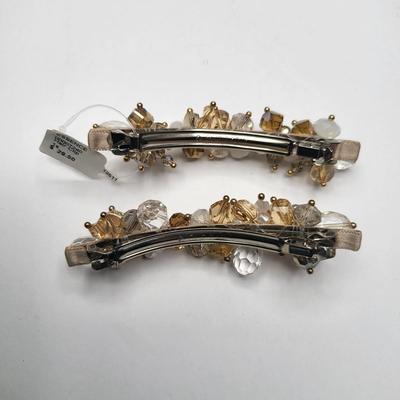 Crystal Jeweled Hair Combs & Clips