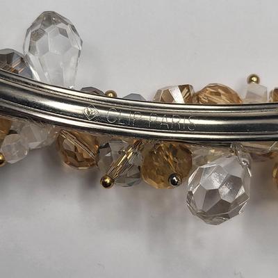 Crystal Jeweled Hair Combs & Clips