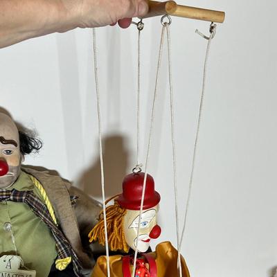 Clown Toy Figurine Lot