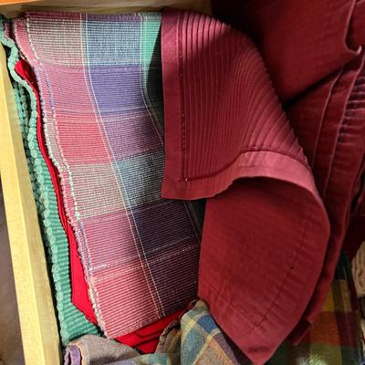 Drawer Full of Cloth Placemats & Napkins