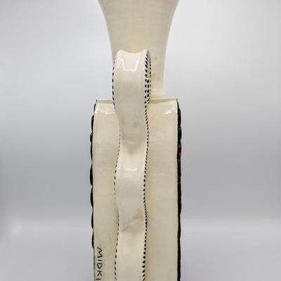 David Midkiff Signed Art Pottery Vase