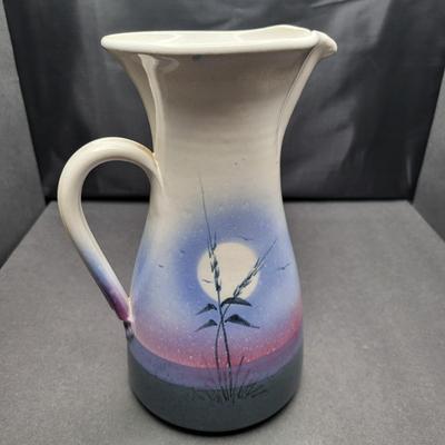 Mark Hudak Hand Thrown Pottery Pitcher